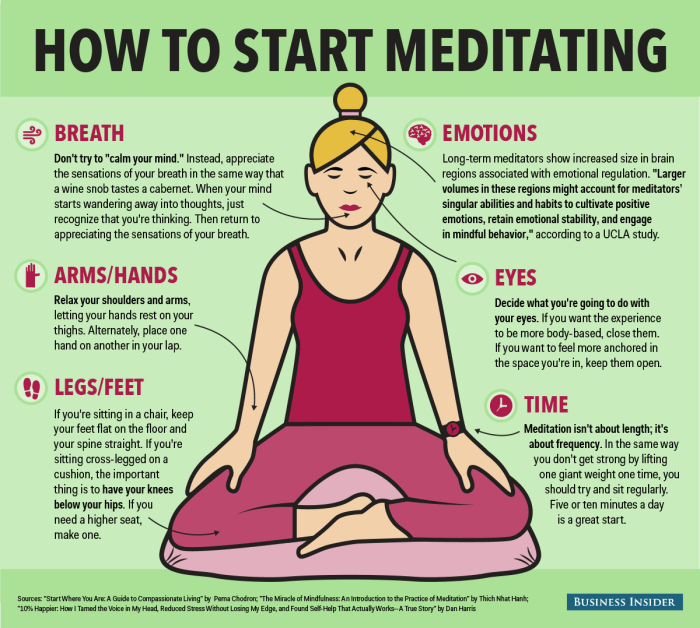 Mindfulness meditation visual infographic health 10 Techniques for Enhancing Mindfulness During Meditation